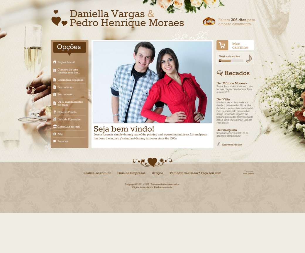 Visualizar Tema: Elegant Padrão